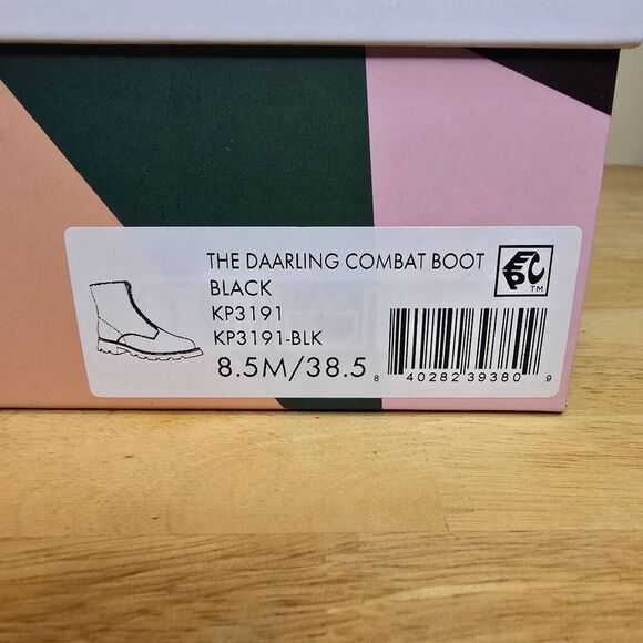 Katy Perry The Daarling Combat Boot Black Size 8.5 - Picture 3 of 12